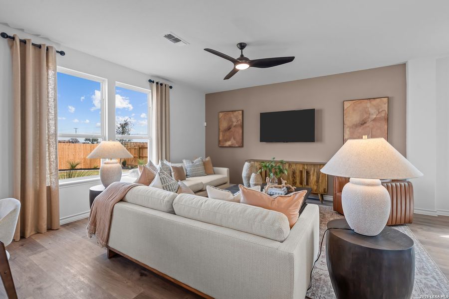 Furnished interior view inside a new home in Dove Song, Marion (Image 27).