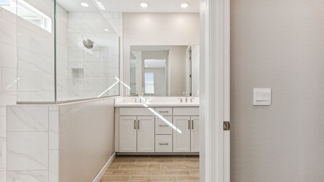 Furnished interior view inside a new home in Talinn Towns at Desert Ridge, Phoenix (Image 7).