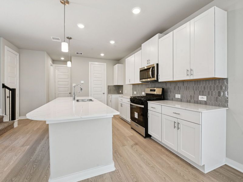 Furnished interior view inside a new home in Pinewood Trails - City Series, Atascocita (Image 10).