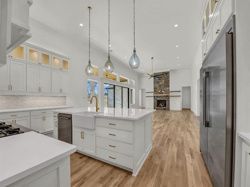 Furnished interior view inside a new home in , Weatherford (Image 8).