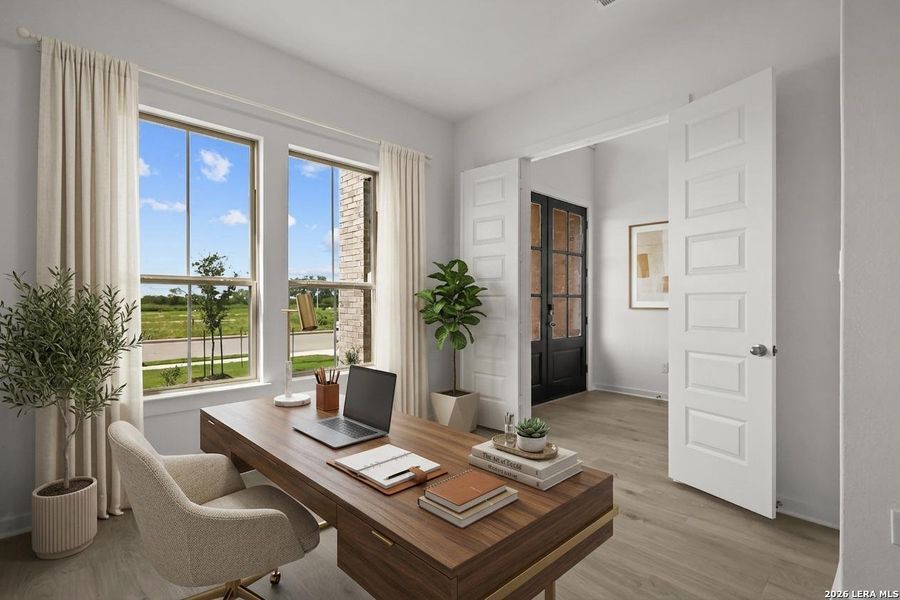 Furnished interior view inside a new home in Buffalo Crossing, Cibolo (Image 17).