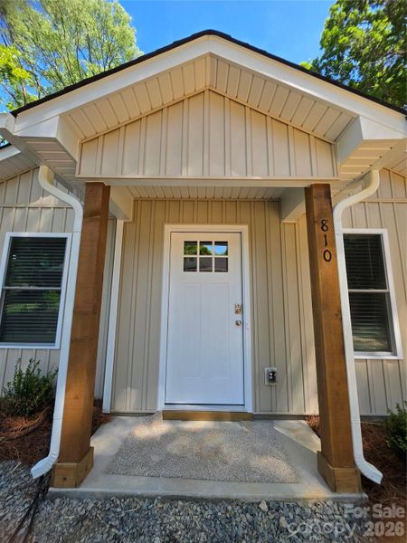 Exterior details and patio area of a home in , Albemarle (Image 28).
