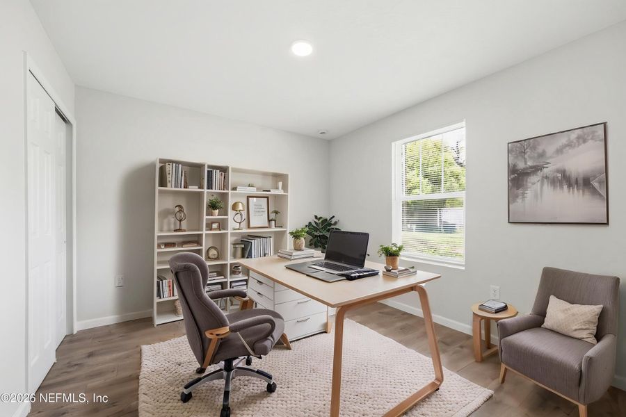 Furnished interior view inside a new home in , Jacksonville (Image 10).