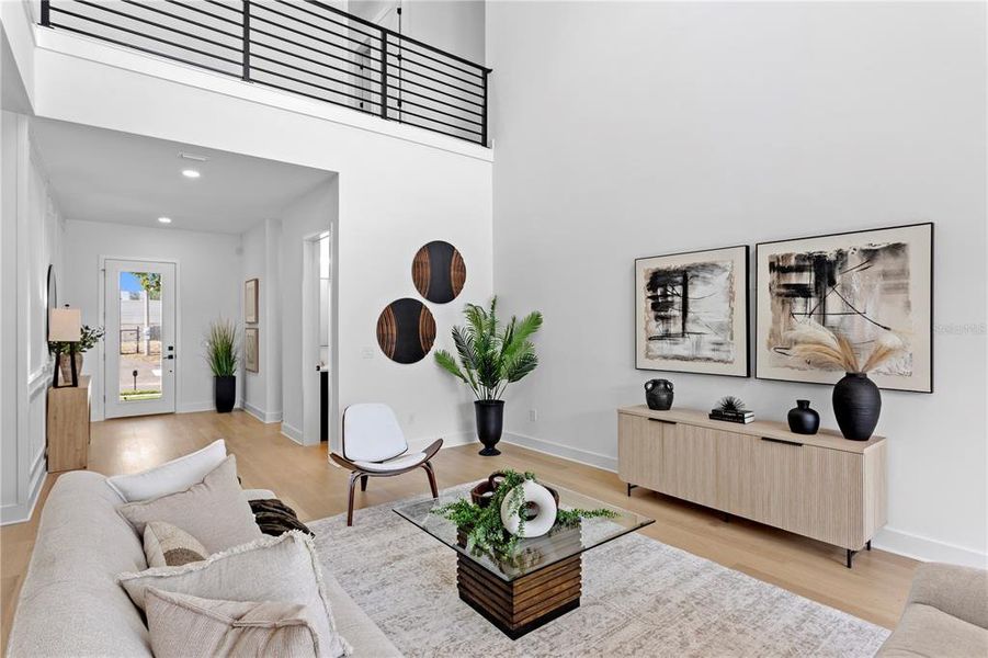 Furnished interior view inside a new home in , Tampa (Image 45).