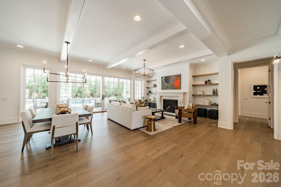 Furnished interior view inside a new home in , Charlotte (Image 16).