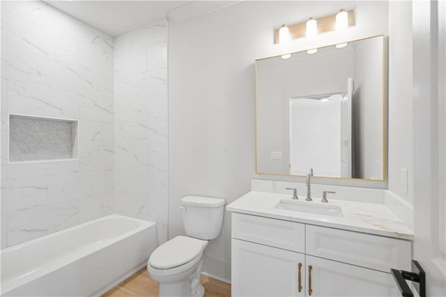 Furnished interior view inside a new home in , Buford (Image 13).
