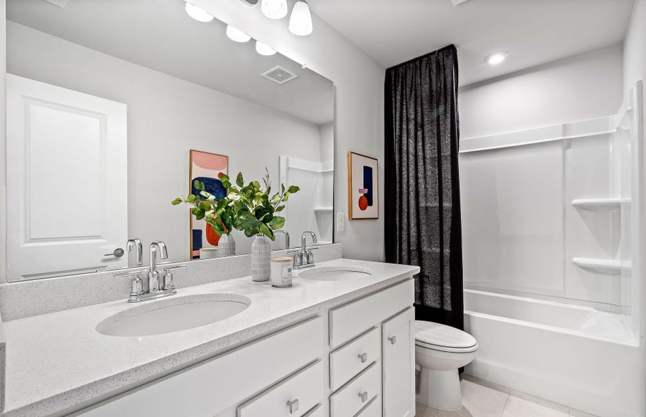 Representative furnished interior of a home built from the Hampton by Pulte Homes in Indigo Park, Easley (Image 7).