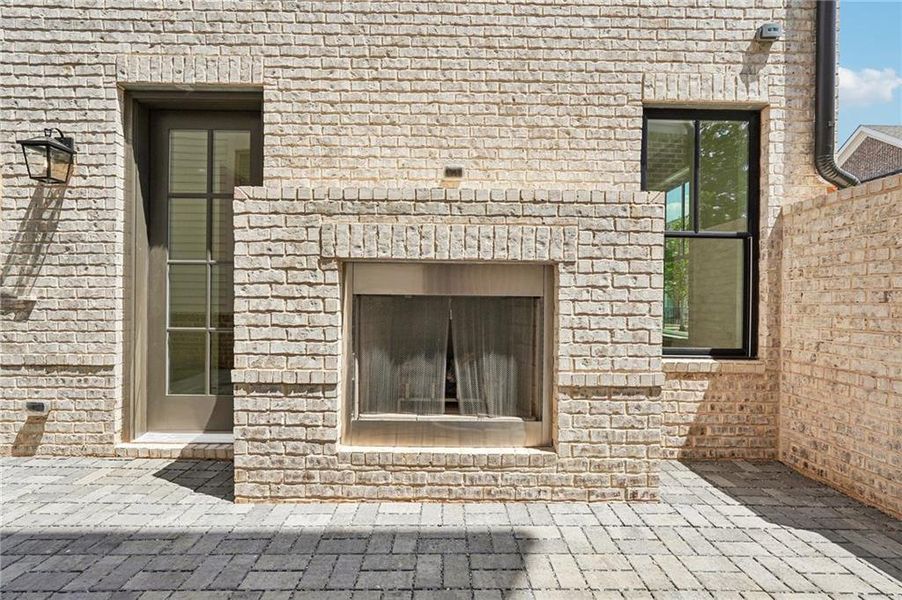 Exterior details and patio area of a home in Park Walke, Alpharetta (Image 30).