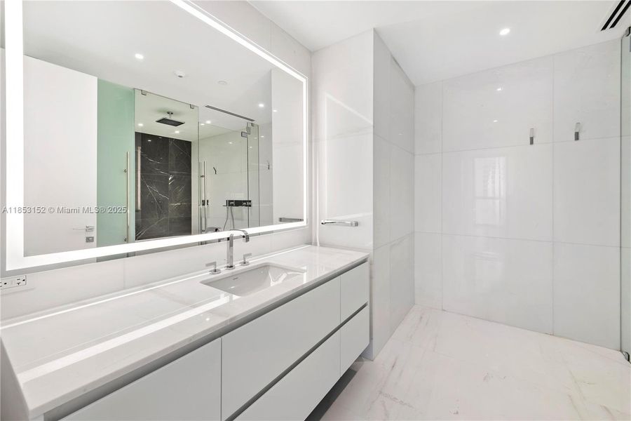 Furnished interior view inside a new home in Aston Martin Residences, Miami (Image 6).