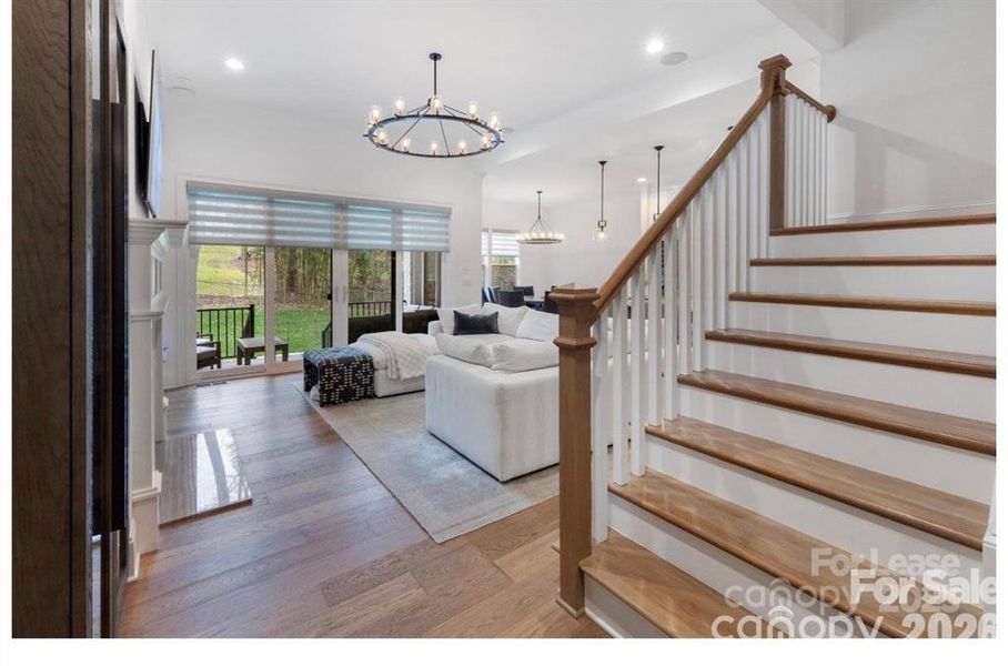 Furnished interior view inside a new home in , Charlotte (Image 4).