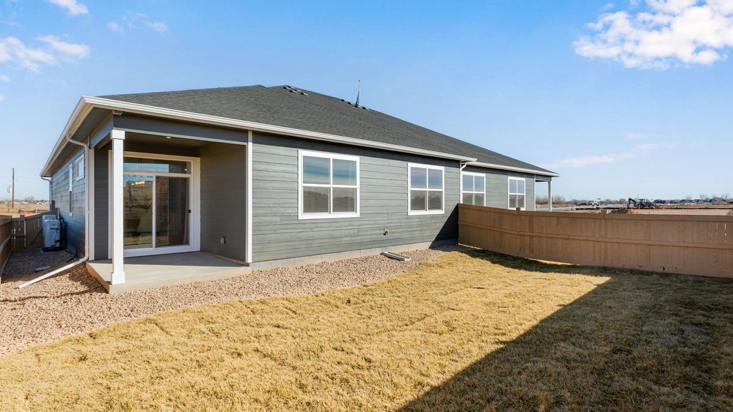 Exterior details and patio area of a home in Trevenna, Windsor (Image 3).