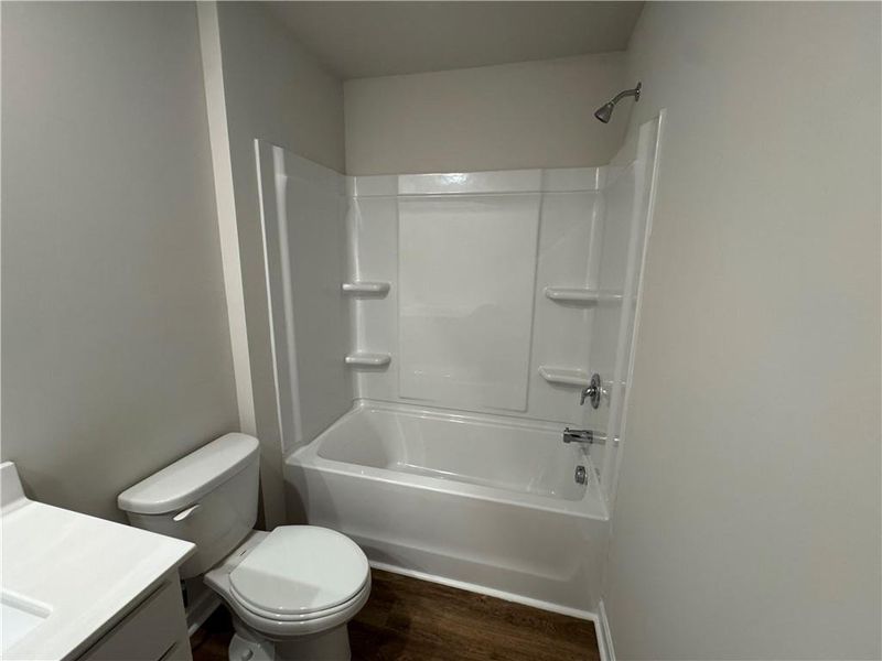 Furnished interior view inside a new home in Oakchase at Hampton, Hampton (Image 7). Furnished interior view inside a new home in Oakchase at Hampton, Hampton (Image 7).