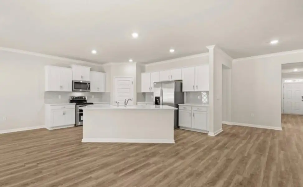 Furnished interior view inside a new home in Bridle Creek, Locust Grove (Image 4).