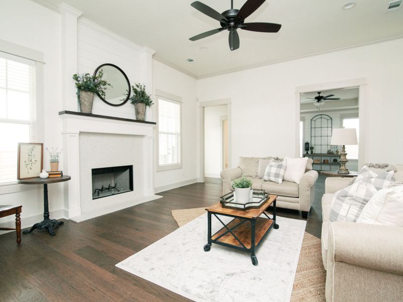 Representative furnished interior of a home built from the The Savannah by Reece Homes in Harvest Meadows, Bryan (Image 28).