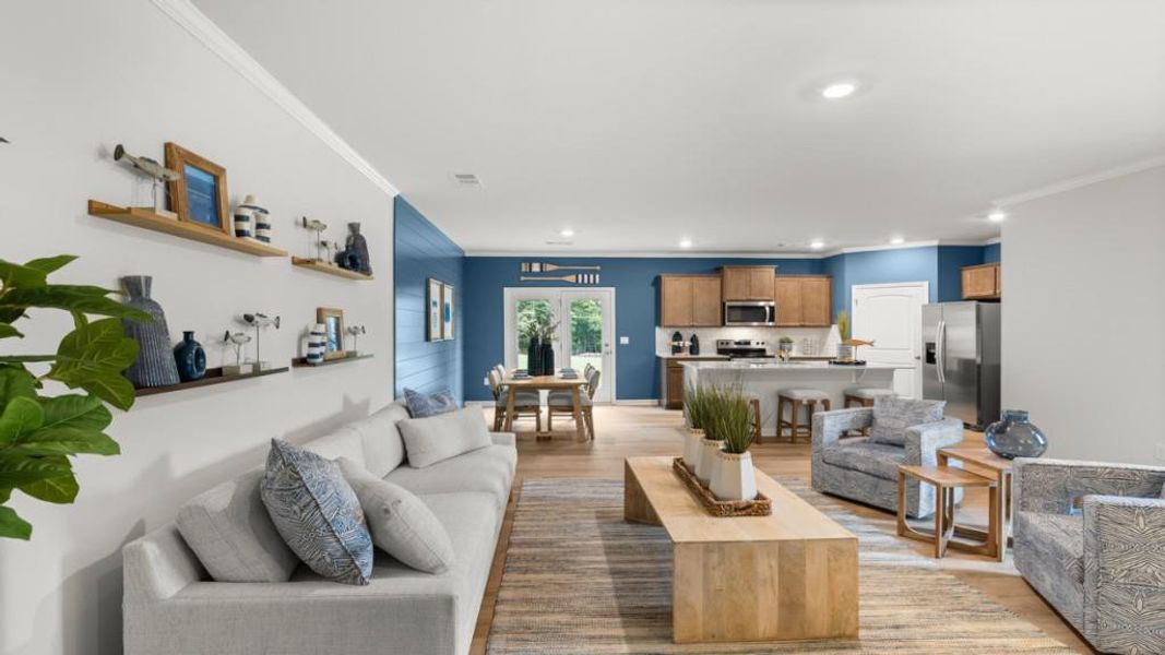 Furnished interior view inside a new home in Falcon Landing, Gainesville (Image 29).