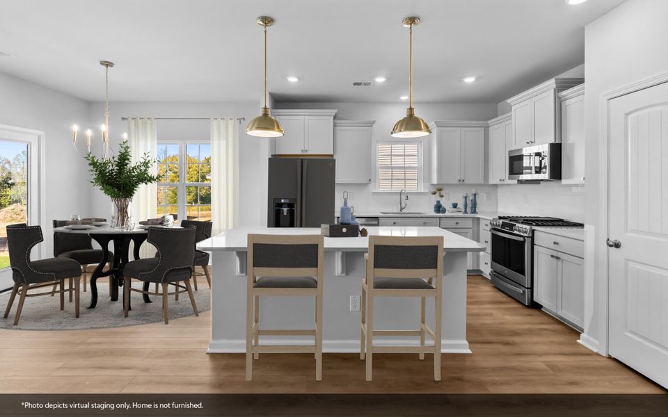 Furnished interior view inside a new home in Fieldstone, Lexington (Image 6).