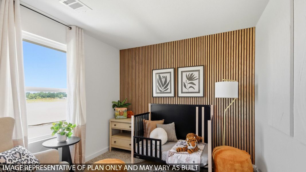 Furnished interior view inside a new home in Baron Village, Conroe (Image 11).