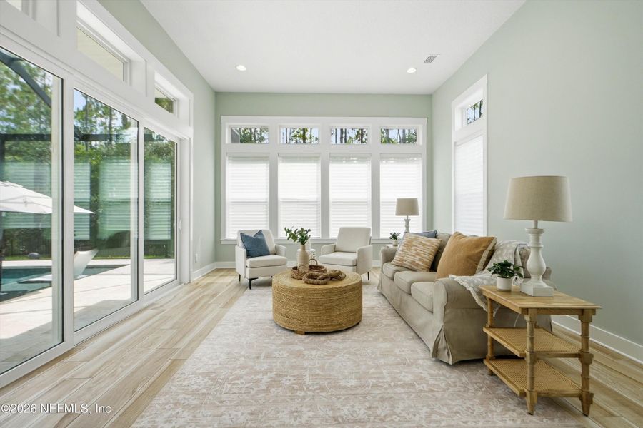 Furnished interior view inside a new home in , Ponte Vedra (Image 7). Furnished interior view inside a new home in , Ponte Vedra (Image 7).