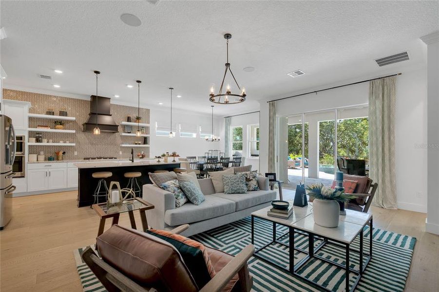 Furnished interior view inside a new home in Northlake At Ovation, Winter Garden (Image 8).