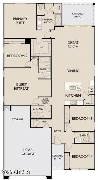 Sunflower Floor Plan - L