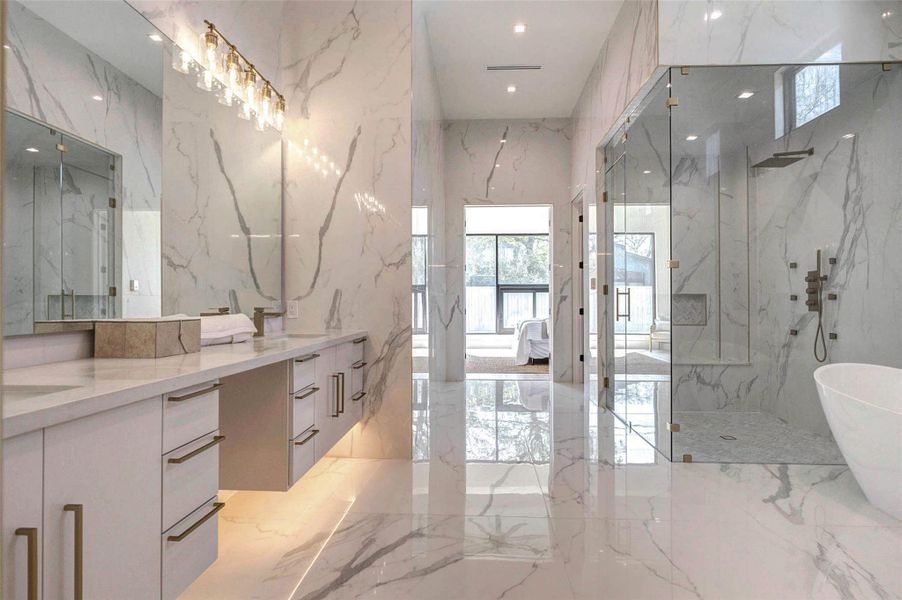 Furnished interior view inside a new home in , Houston (Image 30).