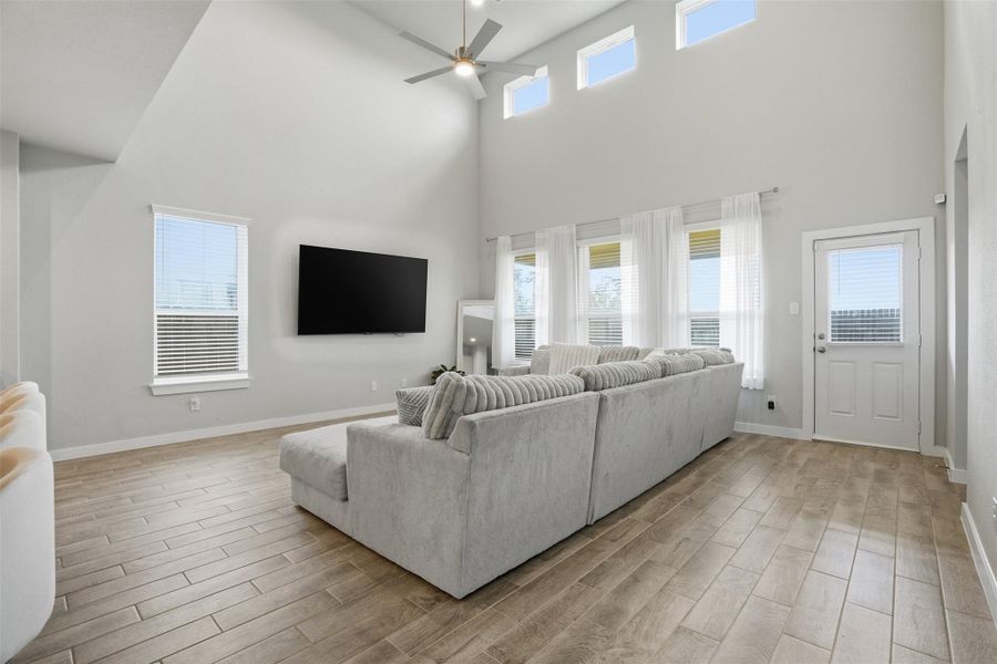 Furnished interior view inside a new home in Sheldon Ridge, Houston (Image 9).