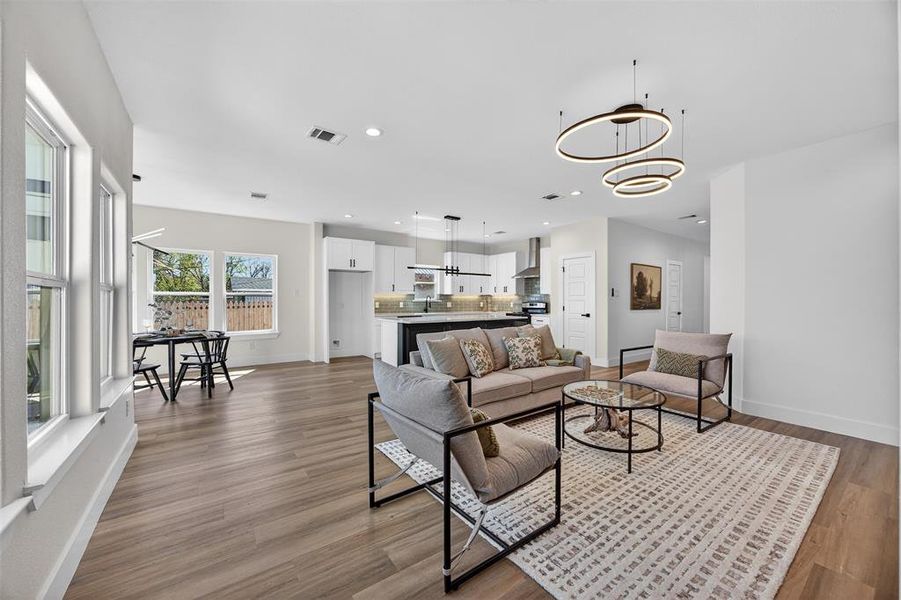 Furnished interior view inside a new home in , Fort Worth (Image 25).