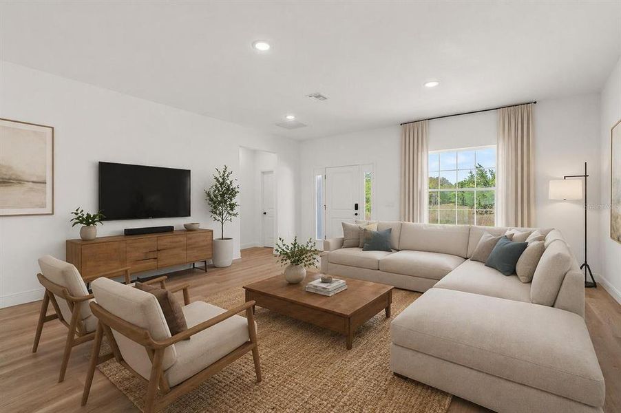 Furnished interior view inside a new home in , Ocala (Image 6).