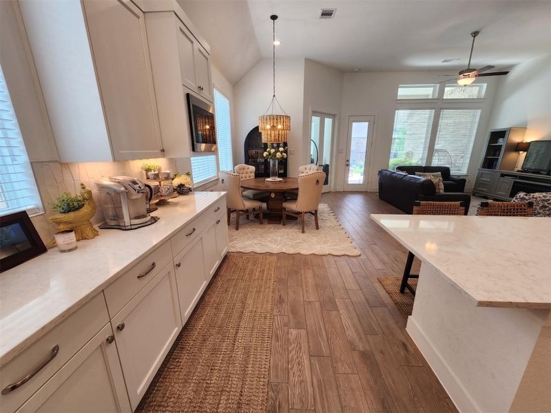 Furnished interior view inside a new home in The Woodlands Hills, Willis (Image 13).