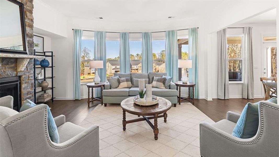 Furnished interior view inside a new home in Westland, Bogart (Image 21).