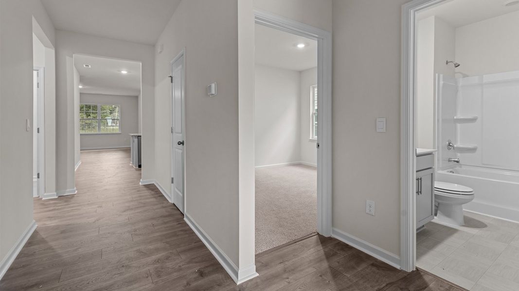 Spacious, unfurnished interior of a new home in Saddlebrook, Rocky Mount (Image 10).