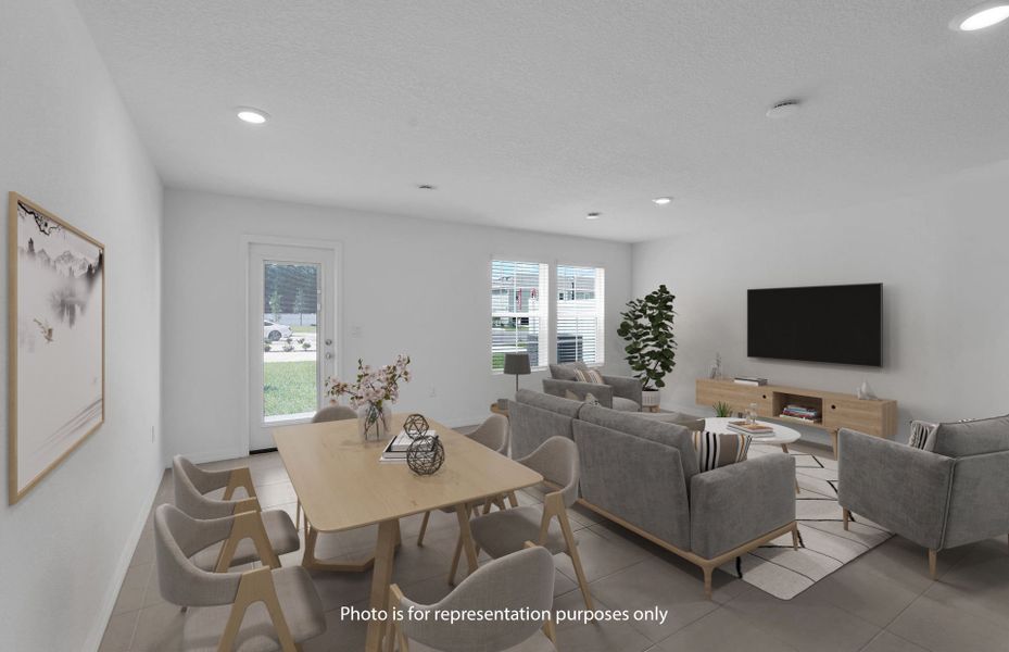 Furnished interior view inside a new home in Normandy Pines, Jacksonville (Image 8).