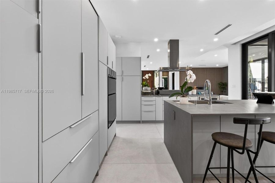 Furnished interior view inside a new home in , Miami (Image 16).