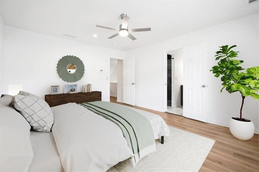 Furnished interior view inside a new home in , Union City (Image 17).