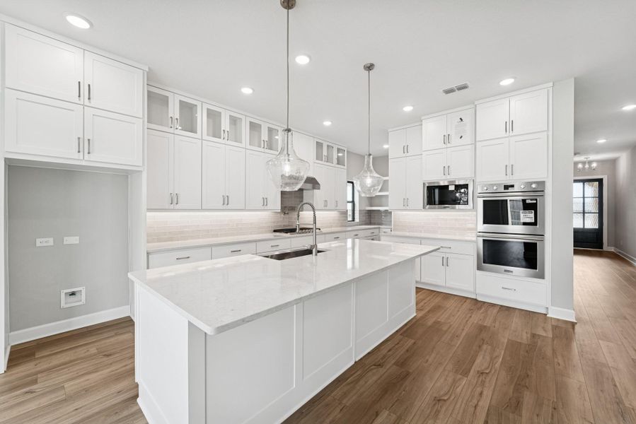 Furnished interior view inside a new home in The Meadows at Imperial Oaks, Conroe (Image 7).