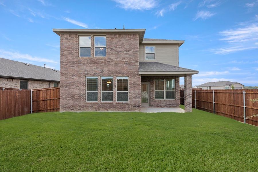 Representative exterior photo of a completed home built from the Mulberry by Impression Homes in Northspur, Terrell, TX (Image 26).