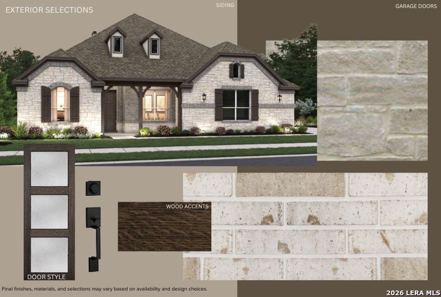Sample of building materials used in homes in Waldsanger, New Braunfels (Image 31).