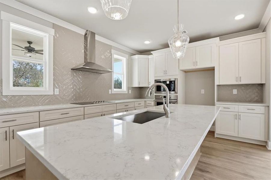 Furnished interior view inside a new home in , Statham (Image 14).