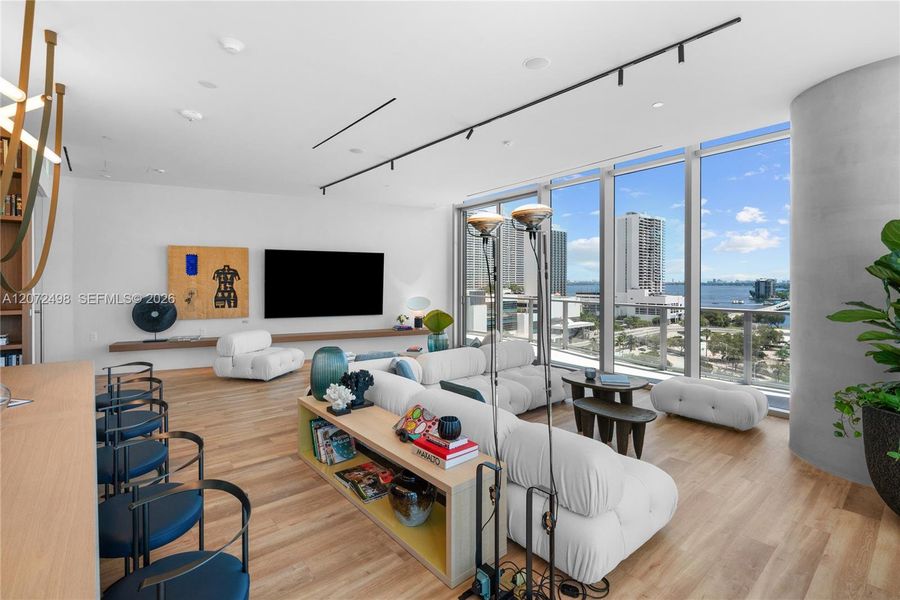 Furnished interior view inside a new home in , Miami (Image 64). Furnished interior view inside a new home in , Miami (Image 64).