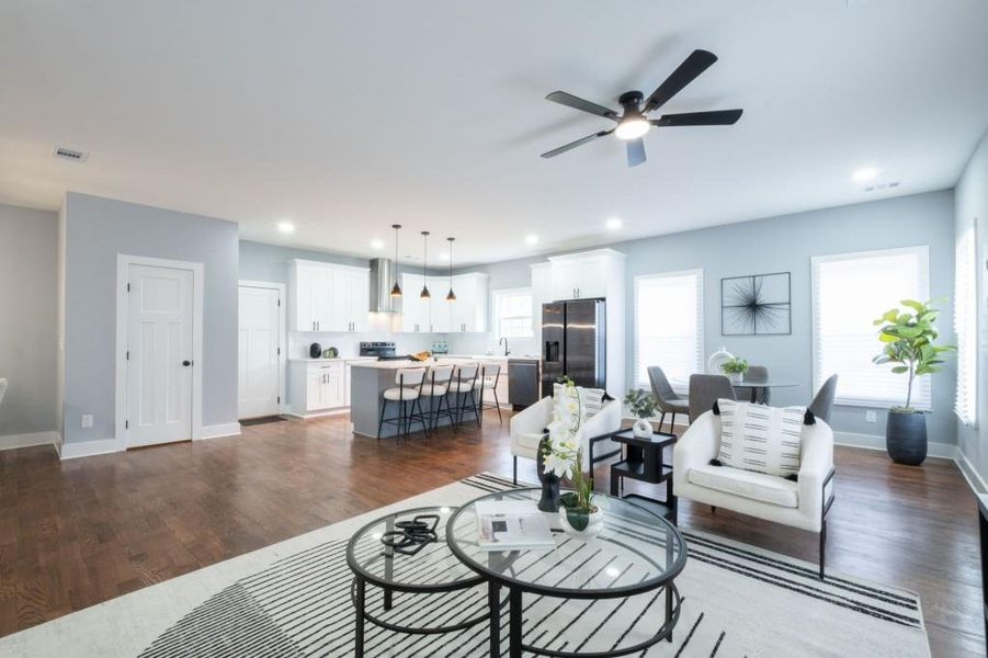 Furnished interior view inside a new home in , Fairburn (Image 13).