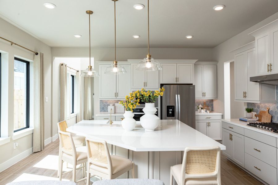 Representative furnished interior of a home built from the Sheffield by Beazer Homes in Arabella on the Prairie, Richmond (Image 5).