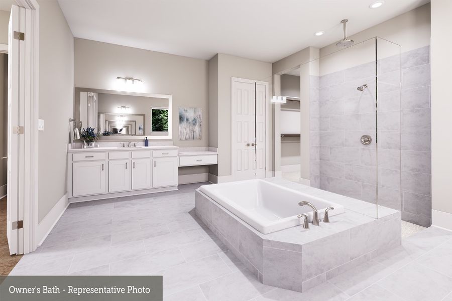 The Mendoza - Owner's Bath The Mendoza - Owner's Bath