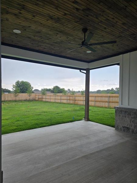 Exterior details and patio area of a home in , Springtown (Image 3).
