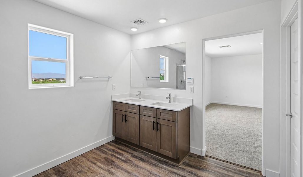 Furnished interior view inside a new home in The Oasis at Rocking K, Vail (Image 10).