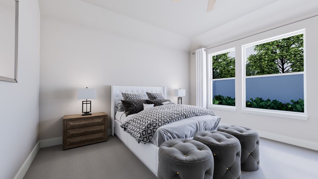 Furnished interior view inside a new home in LaPrelle, Fort Worth (Image 5).