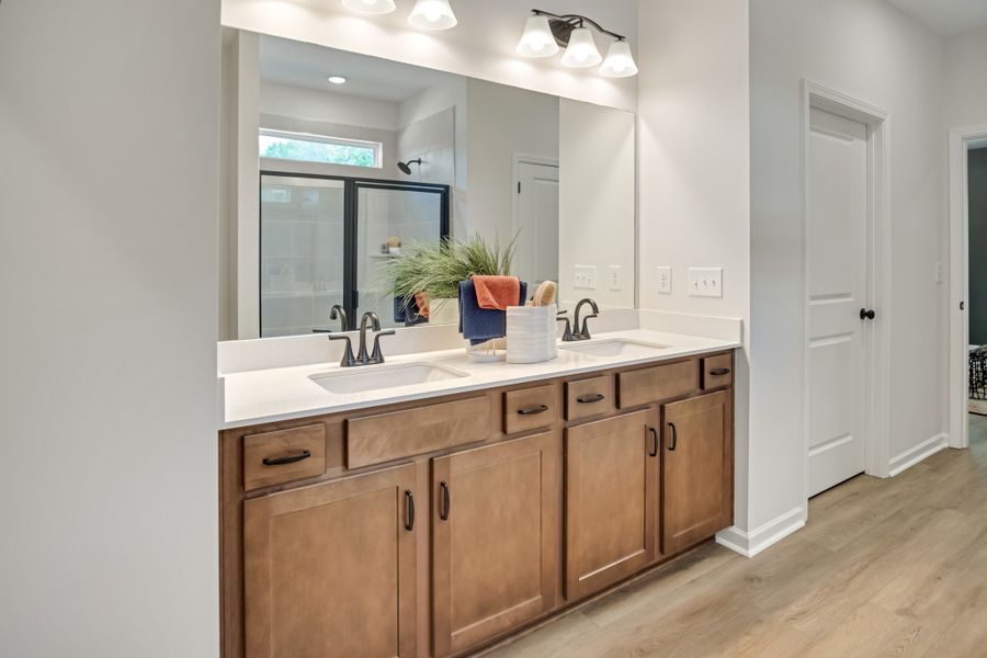 Furnished interior view inside a new home in The Oaks, Clarksville (Image 34).