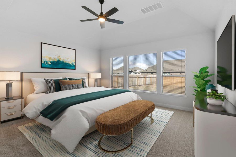 Primary Bedroom - Virtually Staged Primary Bedroom - Virtually Staged