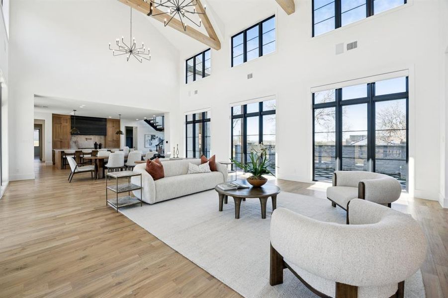 Furnished interior view inside a new home in , Weatherford (Image 12).