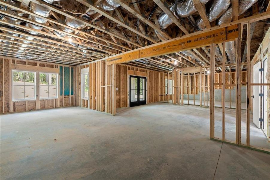 In-progress construction of a new home in , Canton, GA (Image 80).