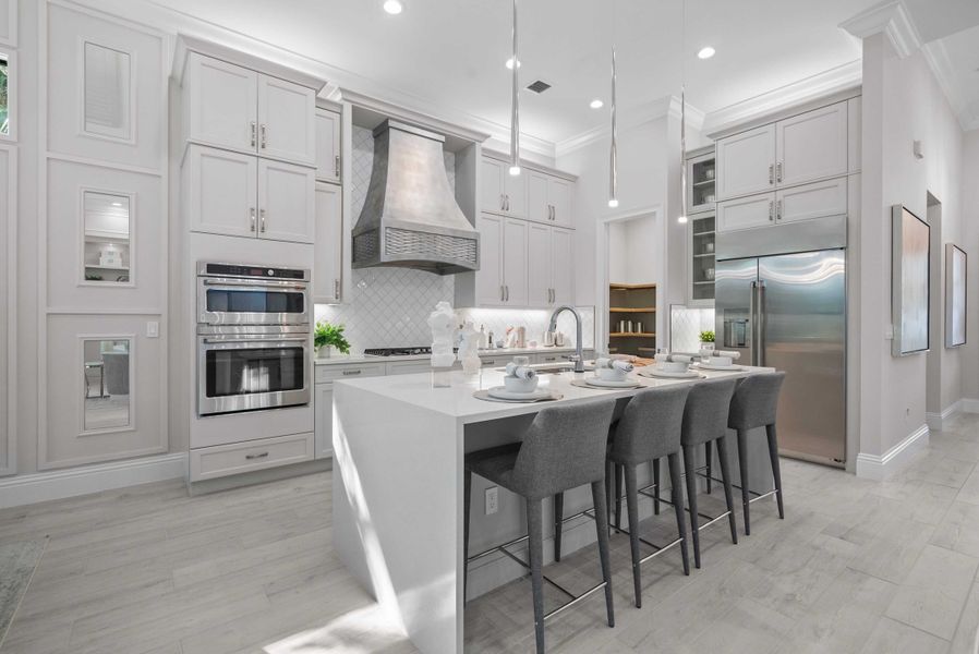 2D floor plan layout for the Seabreeze Grande by GHO Homes in Seaglass, Vero Beach, FL (Image 94).